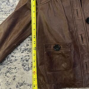 Michael Kors MK vintage leather jacket